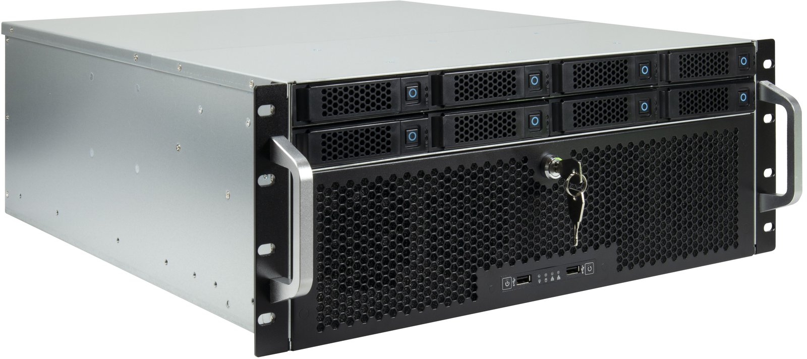 Inter-Tech IPC Case Storage 4U-4708 o.PSU