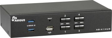 Inter-Tech IPC KVM Switch AC-41HUS HDMI 4Ka60Hz - Switch von LumaTech