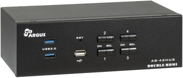 Inter-Tech IPC KVM Switch AC-42HUS HDMI 4Ka60Hz - Switch von LumaTech