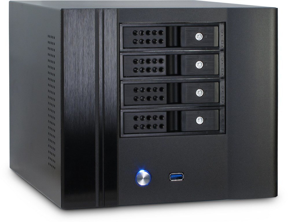 Inter-Tech IPC SC-4004 - USFF - Mini-ITX - ohne Netzteil (FlexATX)
