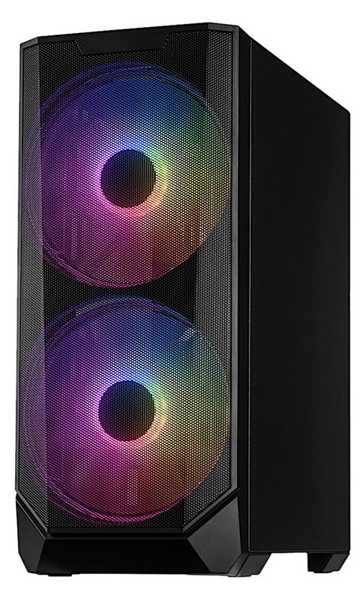 Inter-Tech IT-3503 Airstream - Gaming-Tower - E-ATX - Seitenteil mit Fenster (gehärtetes Glas)