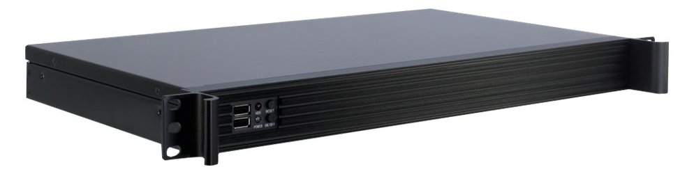 Inter-Tech K-126L - Rack-Montage - 1U - Mini-ITX - ohne Netzteil (FlexATX)