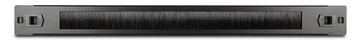 Inter-Tech Kabeldurchführungsplatte mit Bürsteneinsatz - Rack montierbar - Schwarz, RAL 9005 - 1U - 48.3 cm (19) von LumaTech