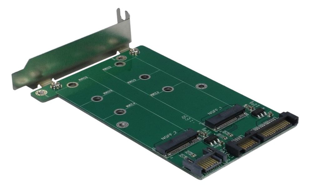 Inter-Tech KT005B - Laufwerksschachtadapter - M.2