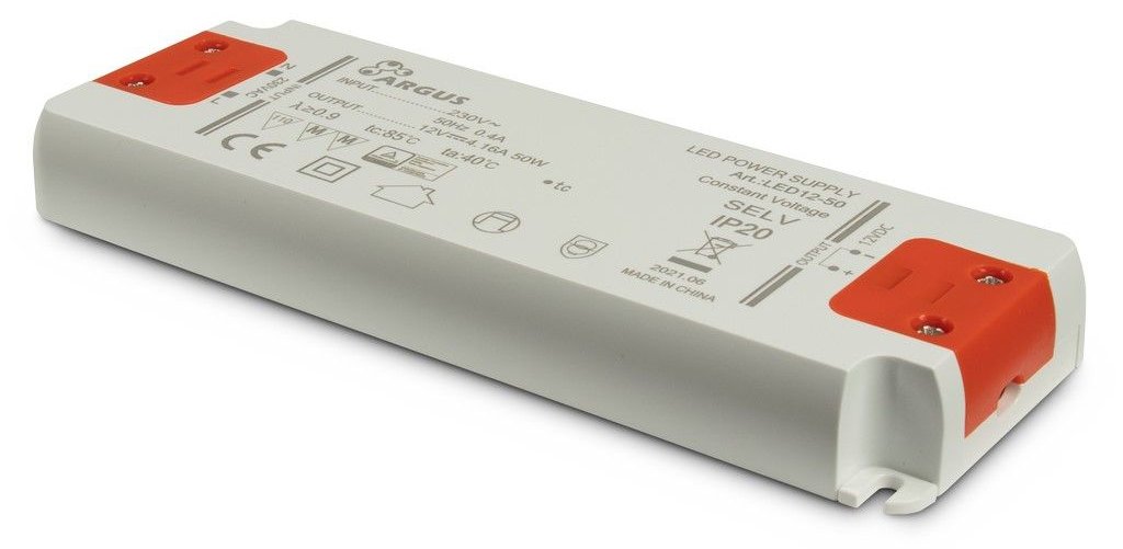 Inter-Tech LED12-50 - LED-Treiber - 50 Watt - 4.16 A (2-polige Schraubklemme)