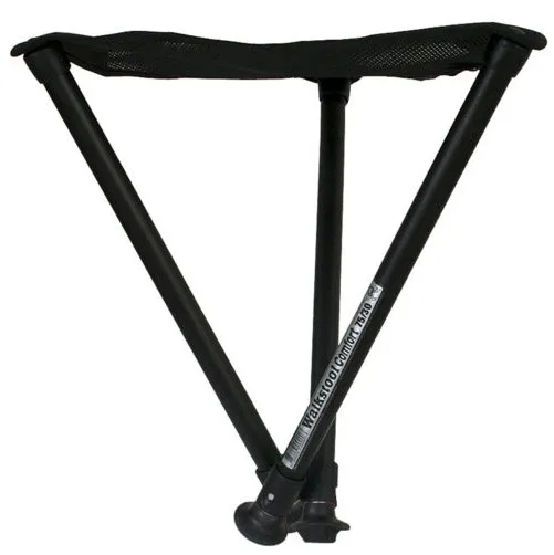 Walkstool Comfort 75 XXL - 250 kg - Campinghocker - 3 Bein(e) - Faltbar - 930 g - Schwarz, Ansicht 2