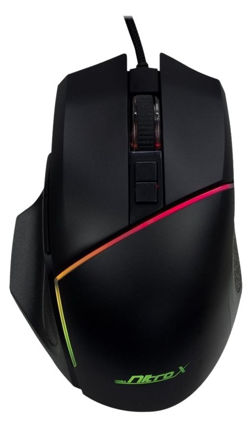 Inter-Tech Nitrox GT-100 RGB - Maus - ergonomisch - optisch
