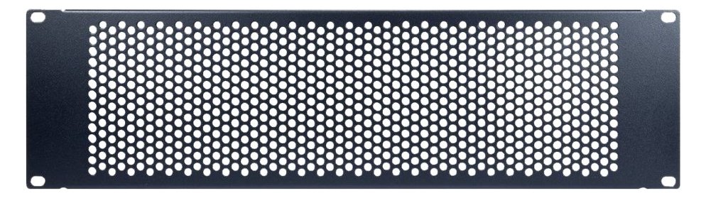 Inter-Tech PINHOLE APERTURE - Blindplatte - RAL 9005 - 3U - 48.3 cm (19)