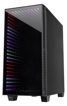 Inter-Tech X-608 Infinity Micro - Tower - micro ATX - Seitenteil mit Fenster (gehärtetes Glas) von LumaTech