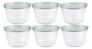 Weck -Sturzglas 370 ml (Rundrand 100) 6 Gläser / Karton - 100 mm - 69 mm - 6 Stück(e) von LumaTech