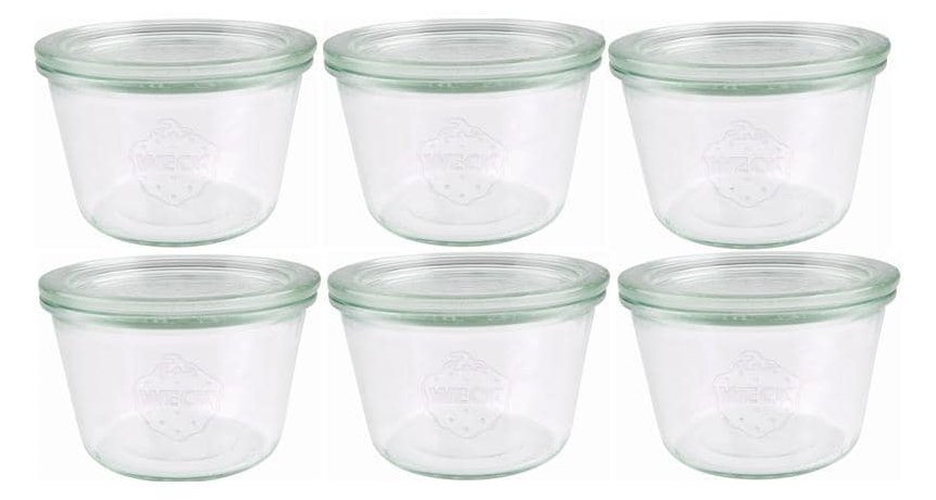 Weck -Sturzglas 370 ml (Rundrand 100) 6 Gläser / Karton - 100 mm - 69 mm - 6 Stück(e)