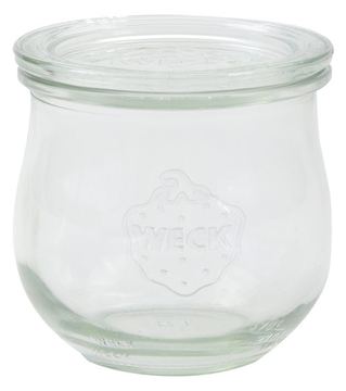 Weck -Tulpenglas 370 ml (Rundrand 80) 6 Gläser / Karton - 80 mm - 85 mm - 6 Stück(e) von LumaTech