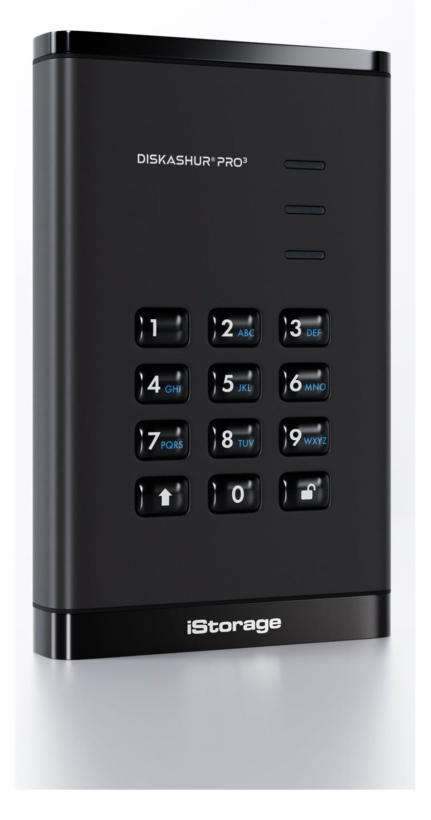 iStorage diskAshur PRO³ - SSD - verschlüsselt - 2 TB - extern (tragbar)