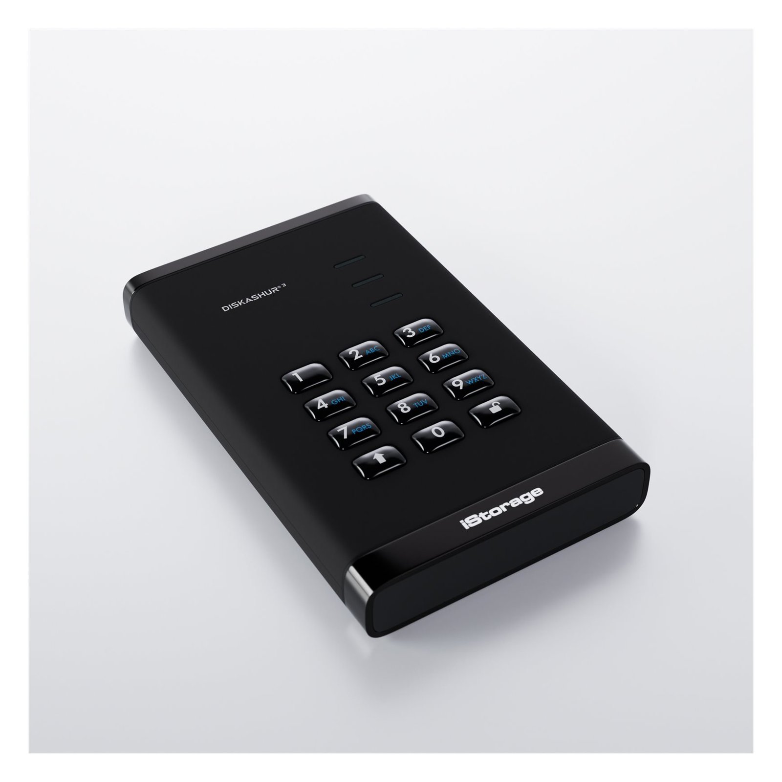 iStorage diskAshur3 4TB Black - Festplatte - 2,5