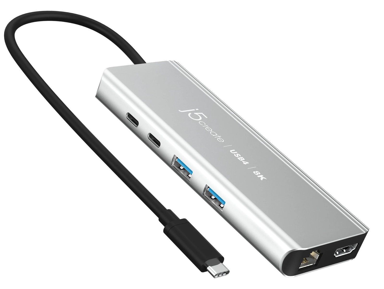 j5create JCD403-N - Dockingstation - USB-C / USB4 / Thunderbolt 3 / Thunderbolt 4