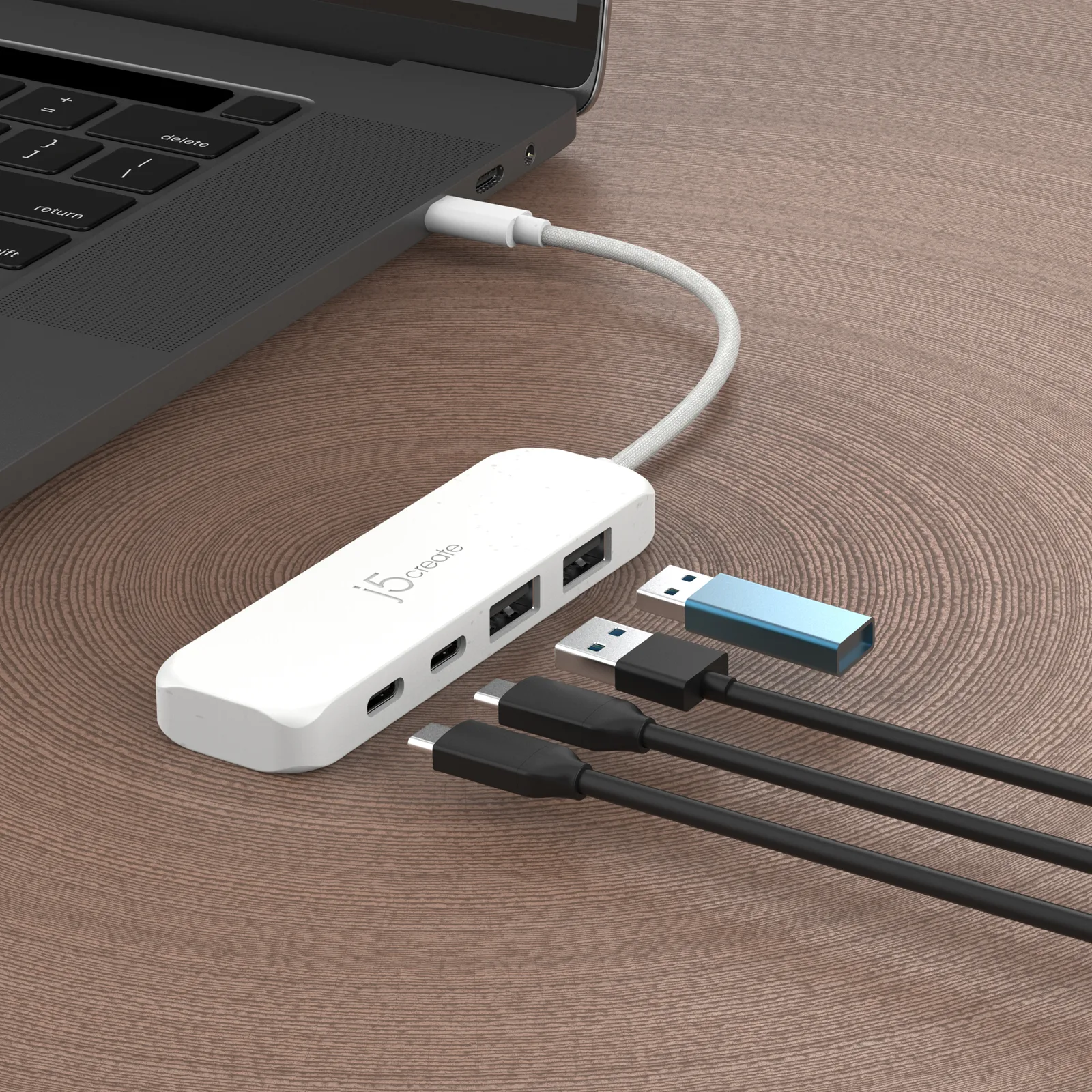 j5create JCH342EW - Hub - eco-friendly, USB-C, Ansicht 6