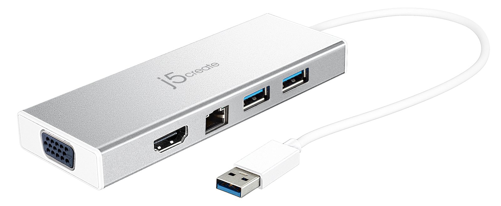 j5create JUD380 - Dockingstation - USB 3.0 - VGA, HDMI