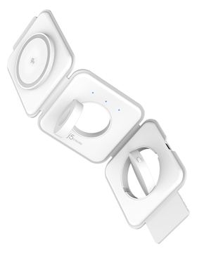 j5create JUPW3215W-N - Kabelloses Ladegerät - 3-in-1, magnetisch, mit Qi2 von LumaTech