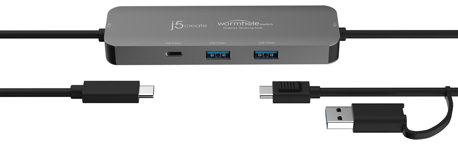 j5create Wormhole Switch JCH462 - KVM-/USB-Switch