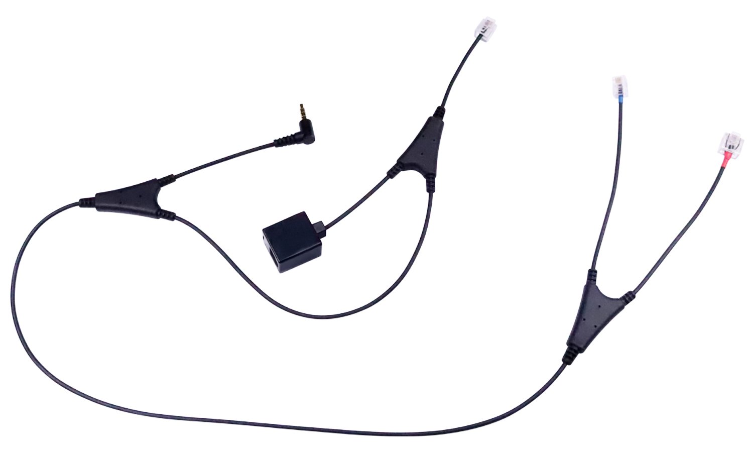 Jabra LINK 14201-37 - Elektronischer Hook-Switch Adapter für drahtloses Headset, Digitaltelefon