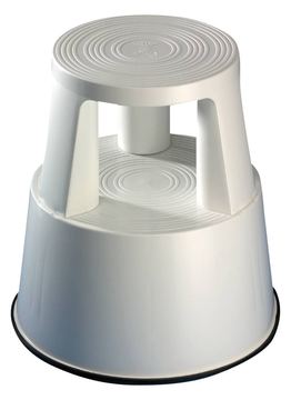WEDO Kickstool - Klappleiter - pulverbeschichtetes Metall - grau von LumaTech