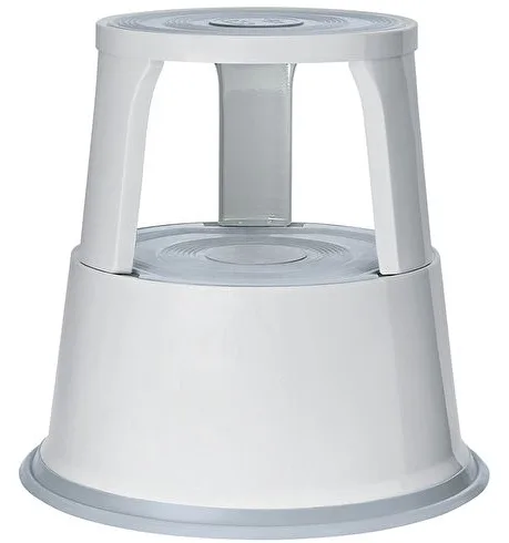 WEDO Kickstool - Klappleiter - pulverbeschichtetes Metall - grau, Ansicht 2