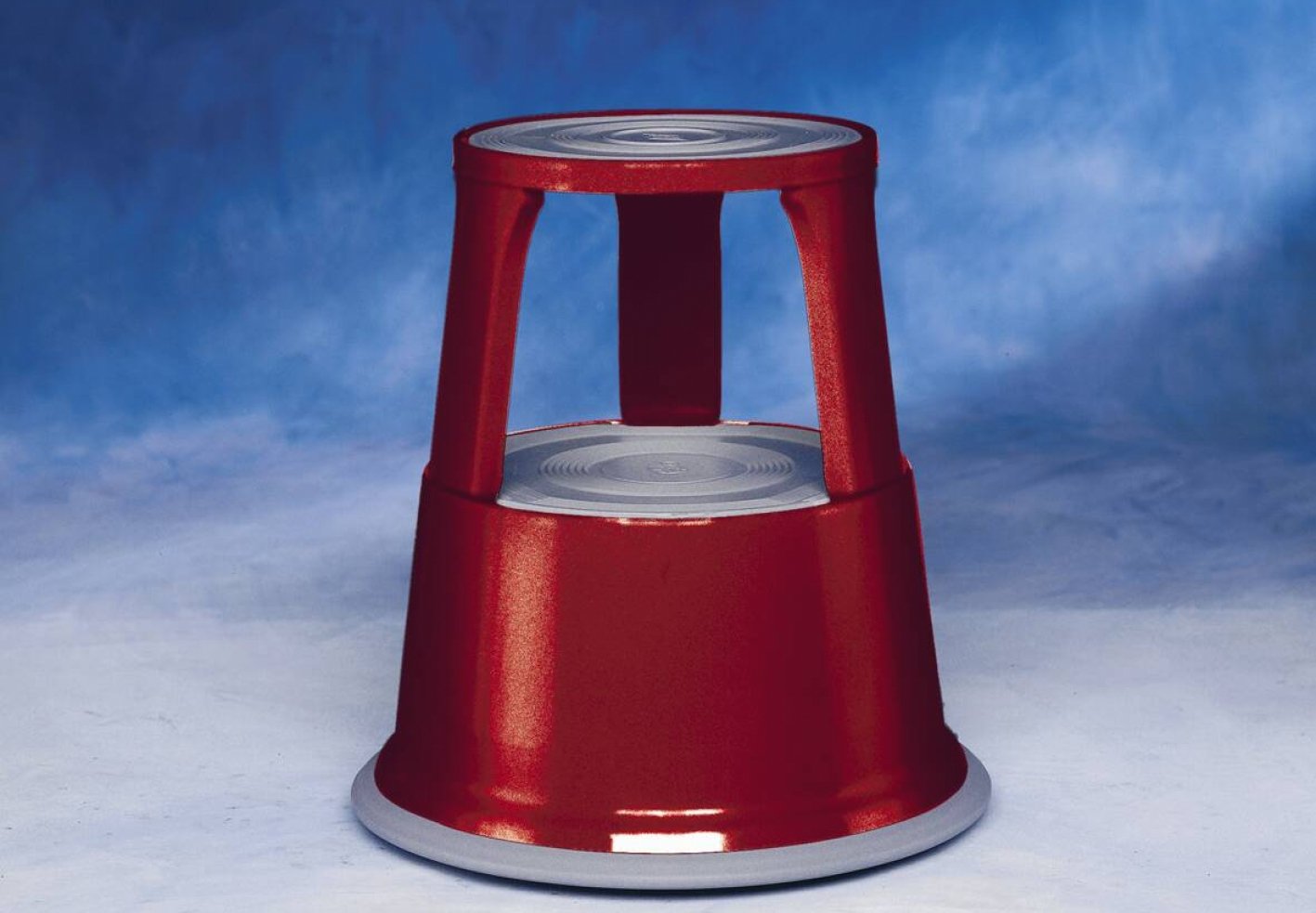 WEDO Kickstool - Klappleiter - pulverbeschichtetes Metall