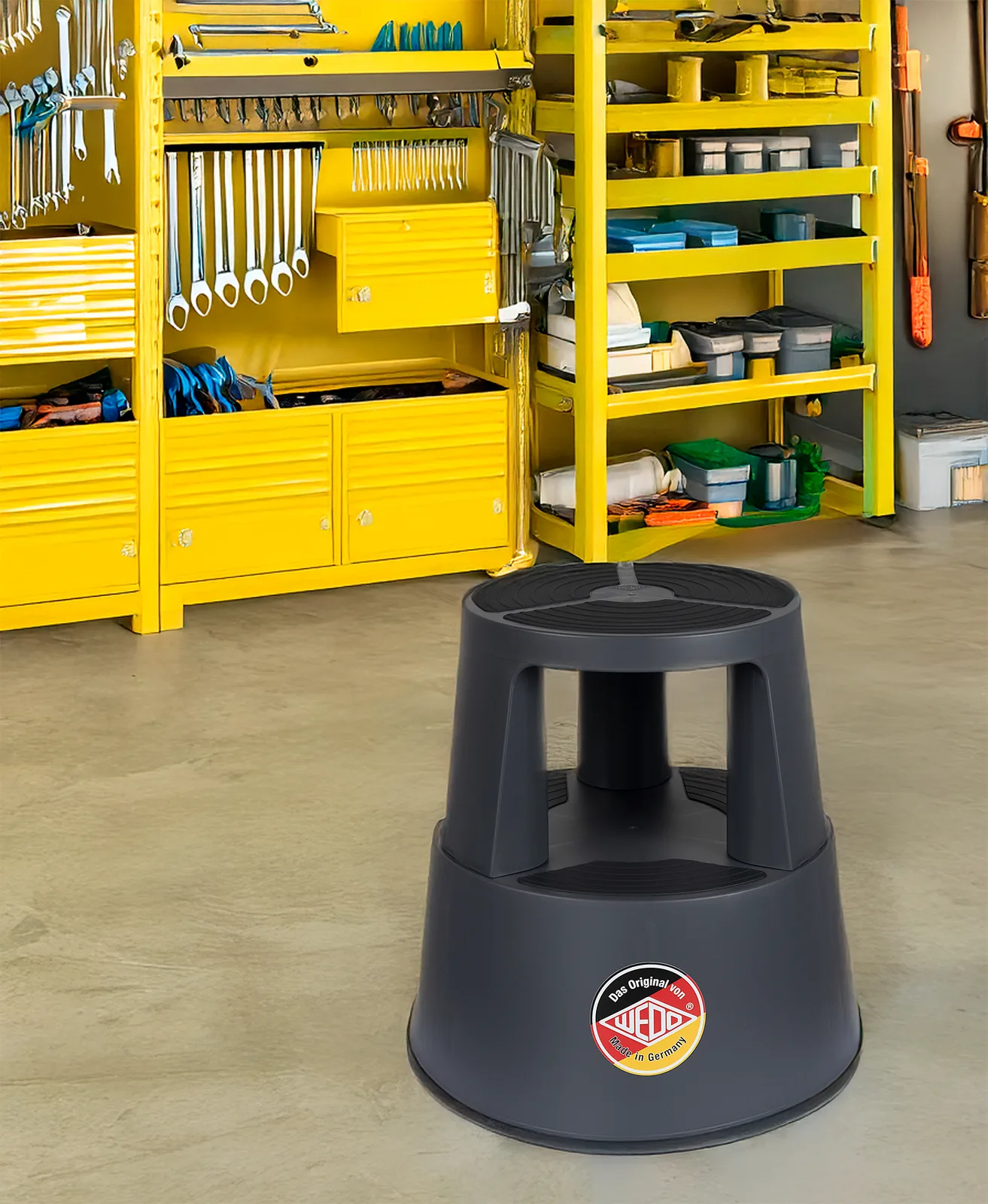 WEDO Rollhocker SuperStep grau, Ansicht 4