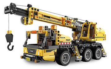 JAMARA CaDA Mobilkran Bricks gelb 8+
