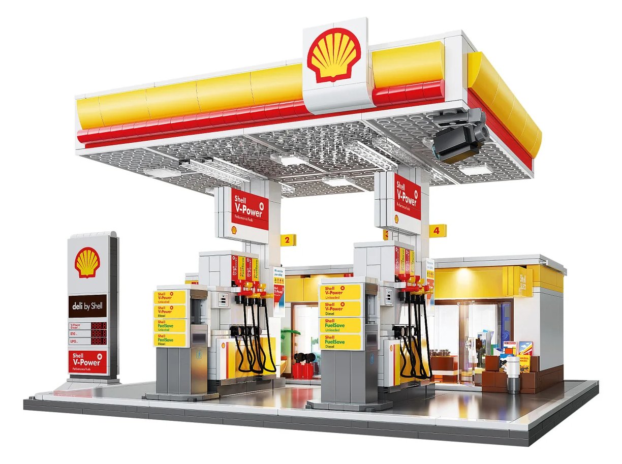 JAMARA CaDA Shell Tankstelle Bricks 14+