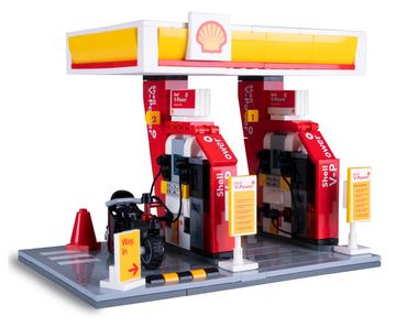 JAMARA CaDA Shell Tankstelle Bricks 8+ von LumaTech