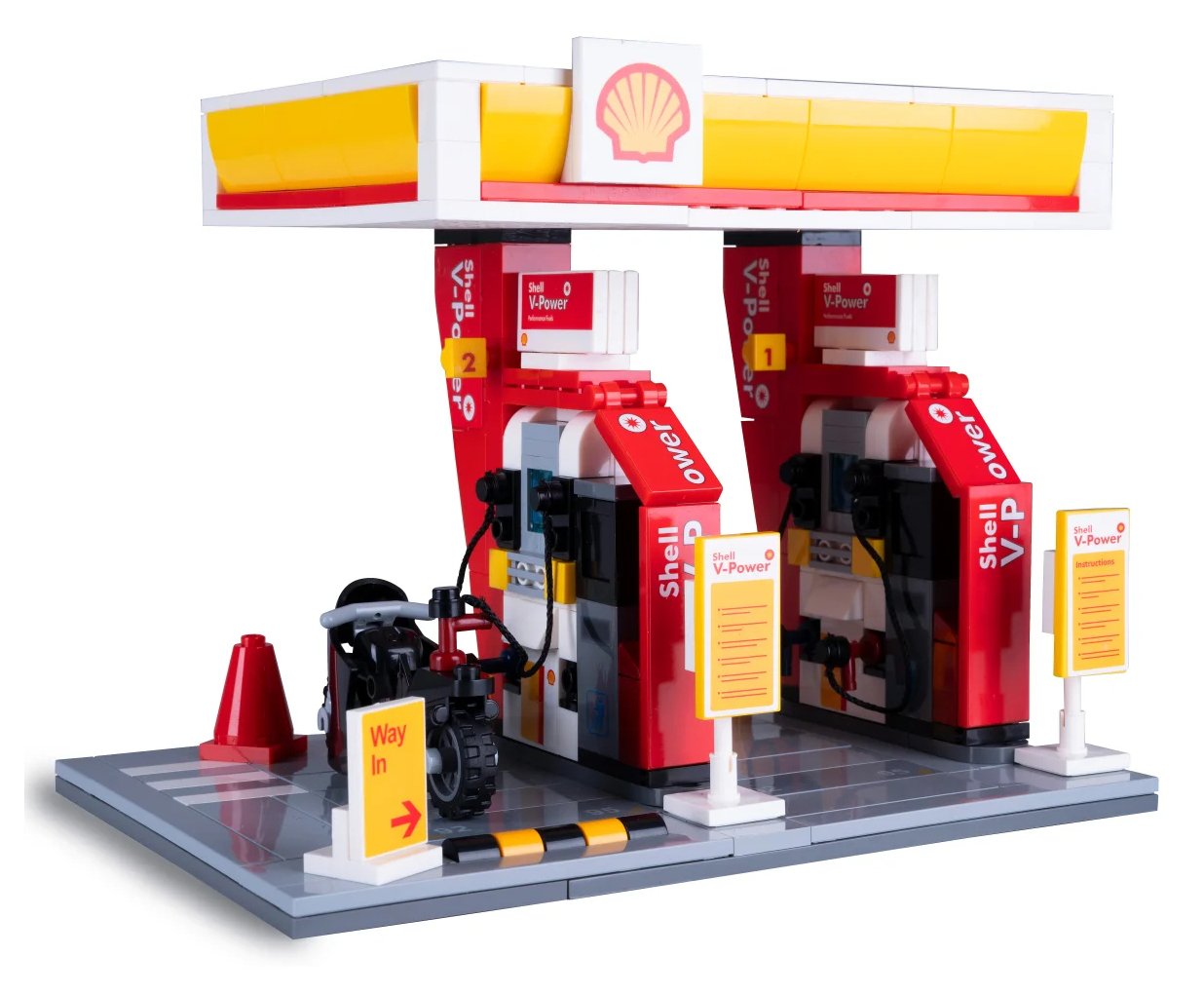 JAMARA CaDA Shell Tankstelle Bricks 8+