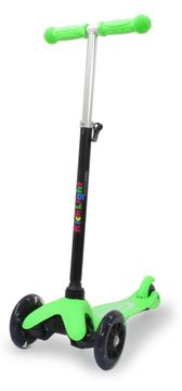 JAMARA KickLight Scooter grün - Kinder - Dreiradroller - Beide Geschlechter - Asphalt - 50 kg - 3 Rad/Räder von LumaTech