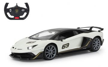JAMARA Lamborghini Aventador SVJ Performance 1:14 weiß 2.4GHz A - Sportwagen - Elektromotor - 1:16 - Betriebsbereit(RTR) von LumaTech