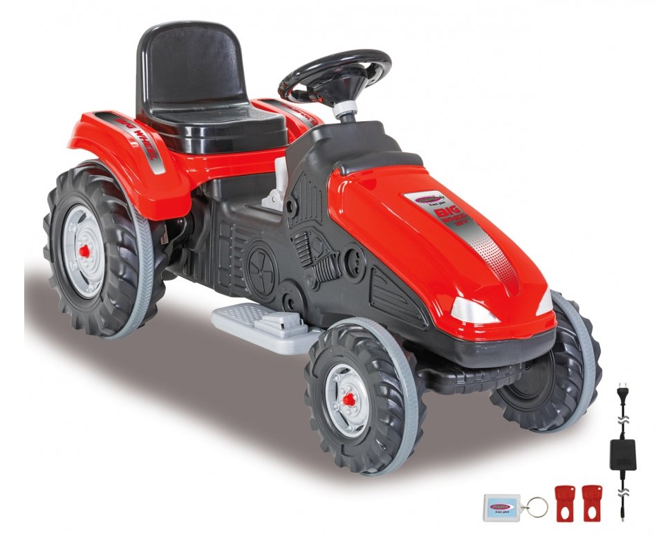 JAMARA Ride On Traktor Big Wheel - 3 Jahr(e) - 4 Rad/Räder - Schwarz - Rot