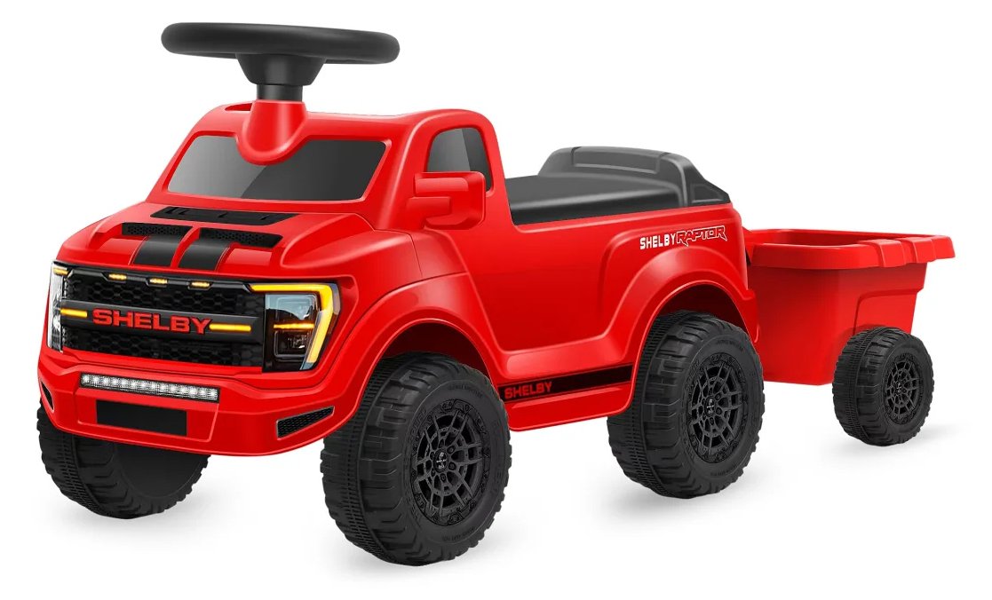 JAMARA Rutscher Shelby Ford F-150 Raptor mit Anhänger rot