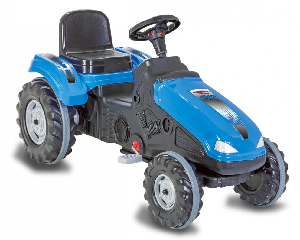 JAMARA Trettraktor Big Wheel blau - 3 Jahr(e) - 4 Rad/Räder - Schwarz - Blau