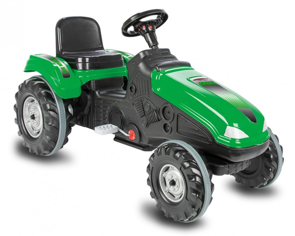 JAMARA Trettraktor Big Wheel grün - 3 Jahr(e) - 4 Rad/Räder - Schwarz - Grün