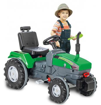 JAMARA Trettraktor Power Drag grün - 3 Jahr(e) - 4 Rad/Räder - Schwarz - Grün - Grau