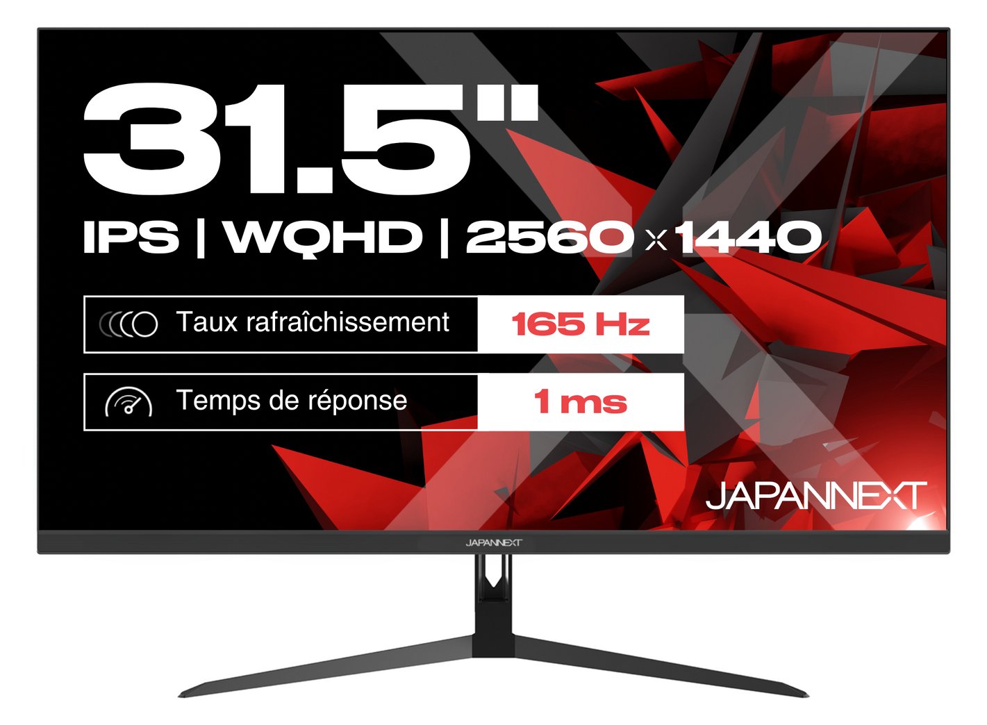 JAPANNEXT 80,0cm (31,5) JN-IPS315WQHD165F 16:9 HDMI/DP WQHD - Flachbildschirm (TFT/LCD)