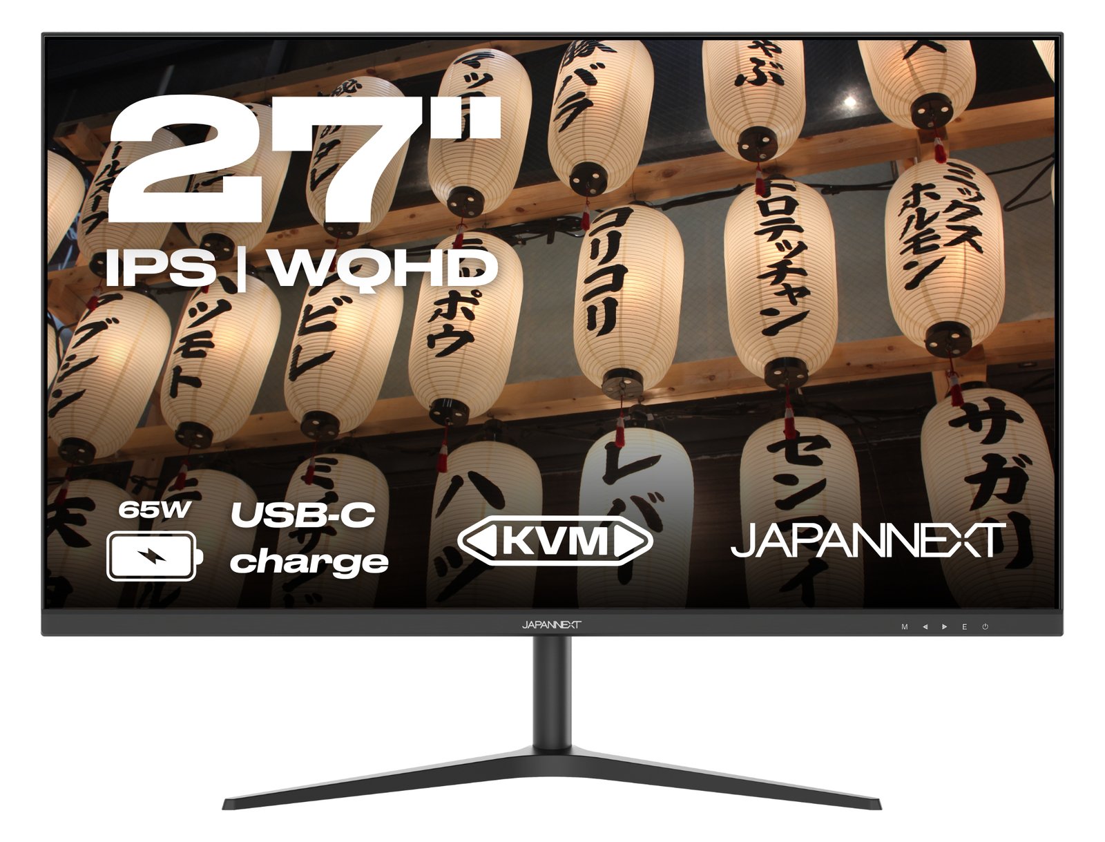 JAPANNEXT JN-IPS27WQHDR-C65W 16 9 HDMI/DP WQHD - Flachbildschirm (TFT/LCD) - 27