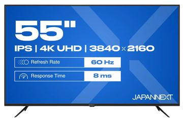 JAPANNEXT JN-IPS550UHD60F 16 9 3x HDMI UHD - 139,7 cm - 55 von LumaTech