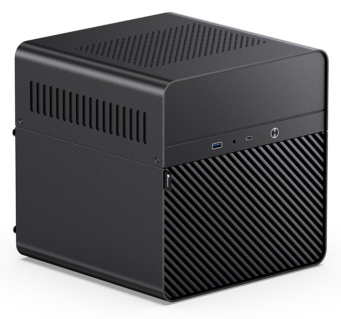 Jonsbo N2 Mini-ITX Gehäuse - schwarz - Gehäuse - Mini-ITX