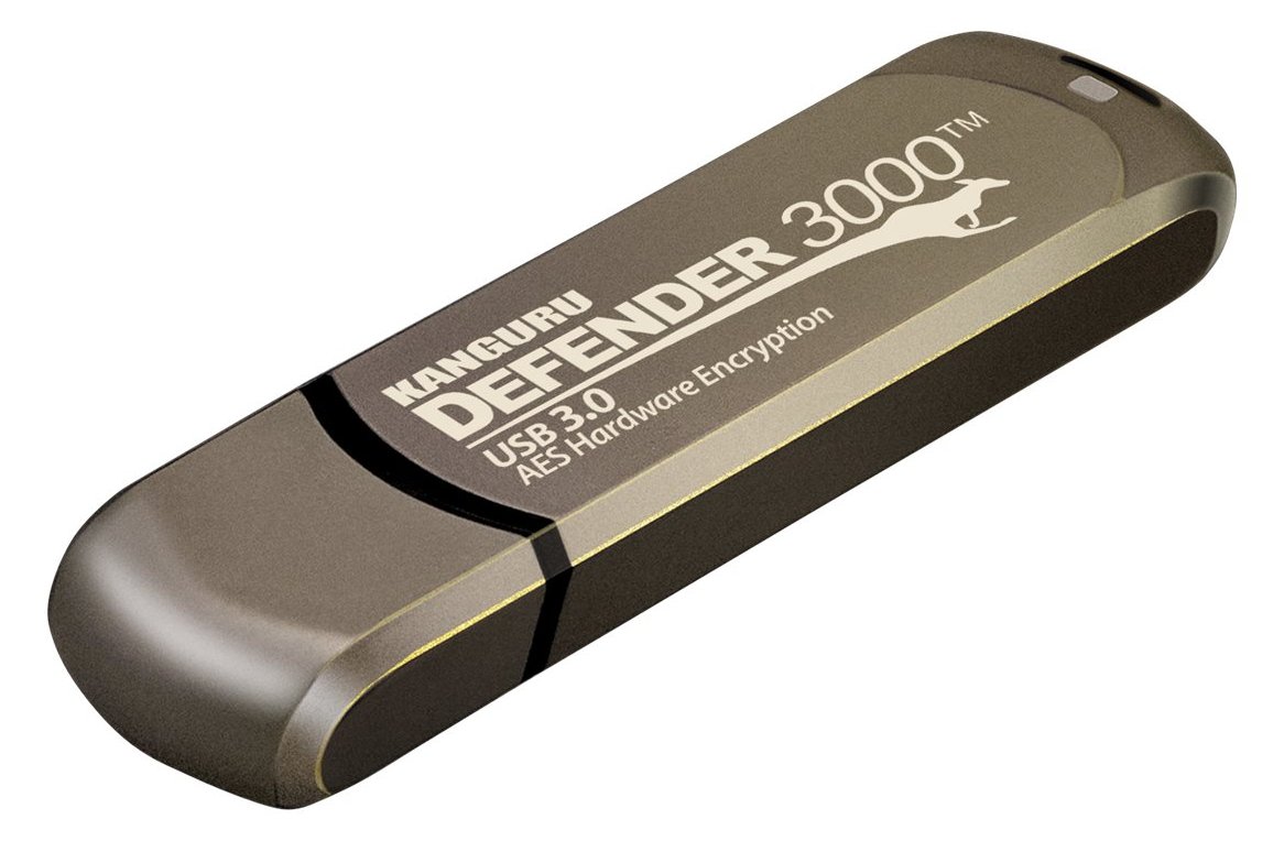 Kanguru Solutions Kanguru Encrypted Defender 3000 - USB-Flash-Laufwerk
