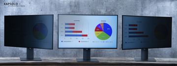 KAPSOLO KAP10719 - Monitor - Rahmenloser Display-Privatsphärenfilter - Transparent - Privatsphäre - 16:9 - 68% von LumaTech