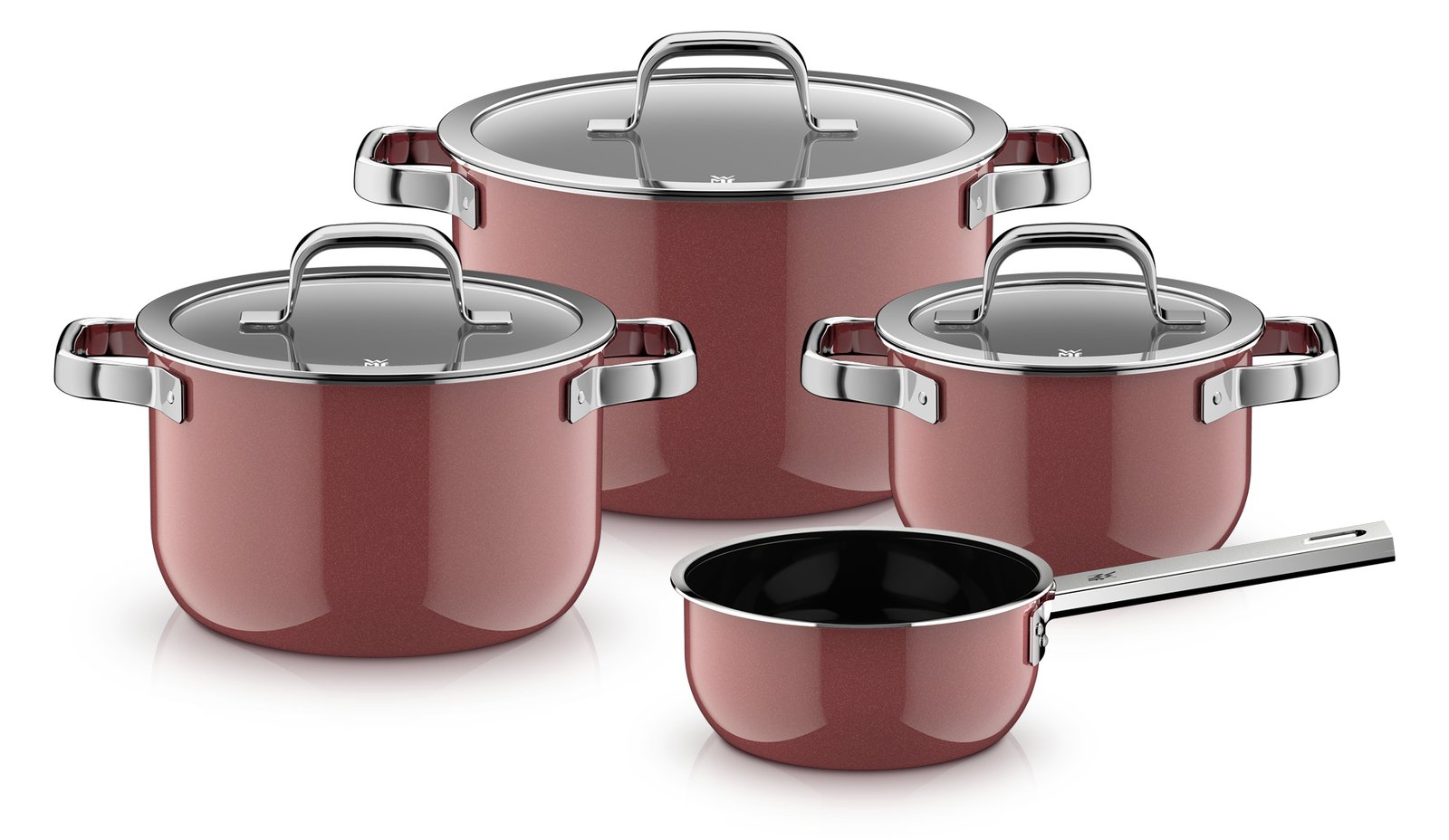 WMF Fusiontec Mineral Pro Rose Quartz Topfset 4-tlg.