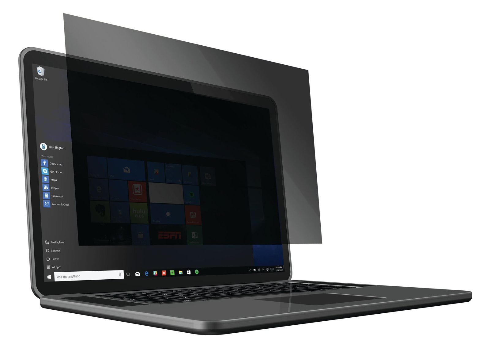 Kensington Blickschutzfilter für Notebook - 2-Wege - entfernbar - 33 cm (13.5)