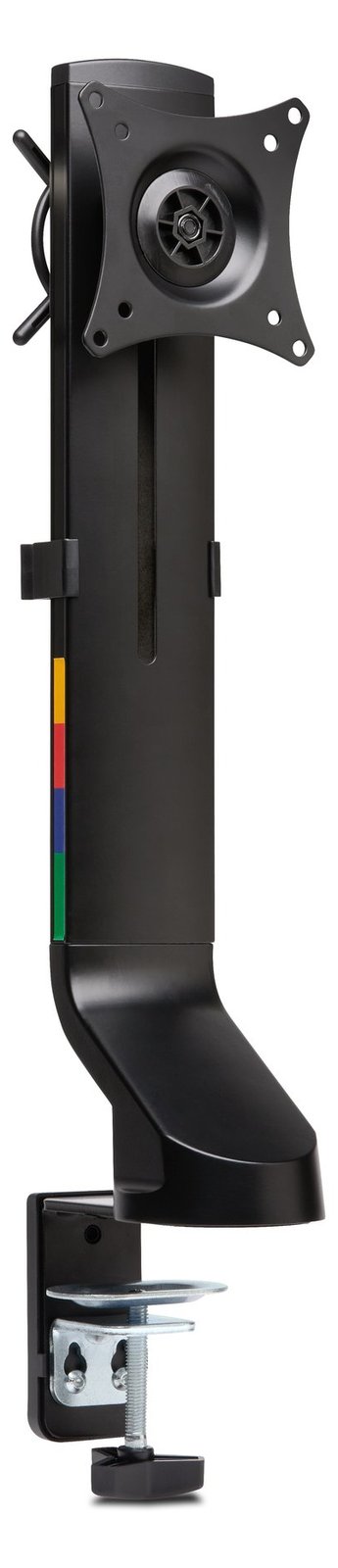 Kensington SmartFit Space-Saving Single Monitor Arm - Befestigungskit - neig- und schwenkbar - für Monitor - Schwarz