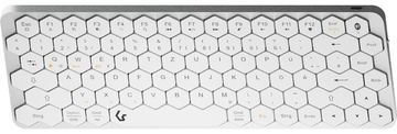 KeySonic TAS KSK-5020BT-S Wireless Mini Aluminium sil/w - Tastatur - TL: Deutsch, QWERTZ von LumaTech