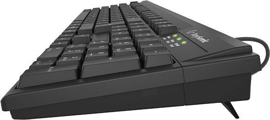 KeySonic TAS KSK-8008U-IP IPX7 schwarz - TL: Deutsch, QWERTZ